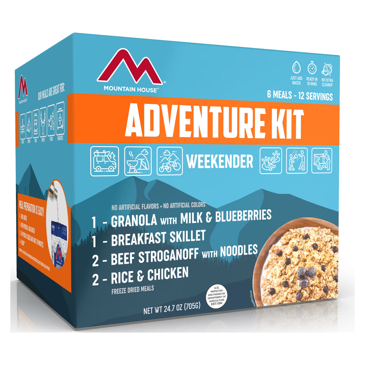 12 Servings Emergency Food Kit Y58010