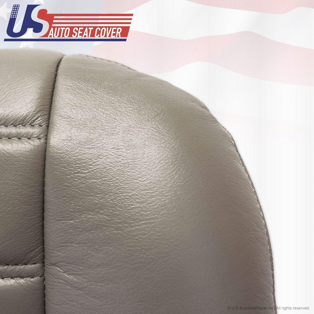 Wheat Gray Genuine Leather Seat Cover M53891