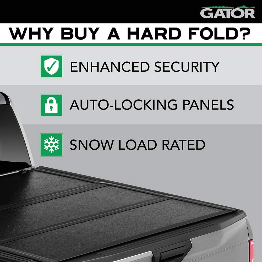 Hard Tri-Fold Truck Bed Tonneau Cover for 5' 7" Bed W1412