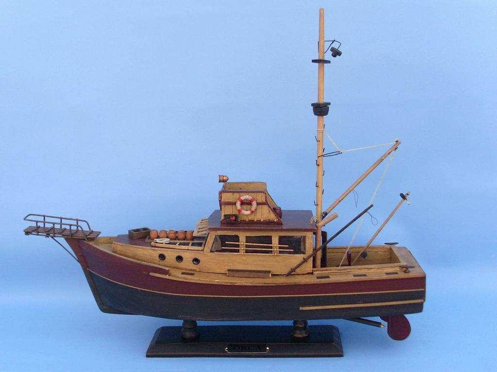 Wood Model Boat Nautical Decoration G6705