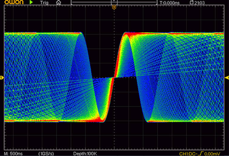 4-Channel Touchscreen 60MHz Digital Oscilloscope P475