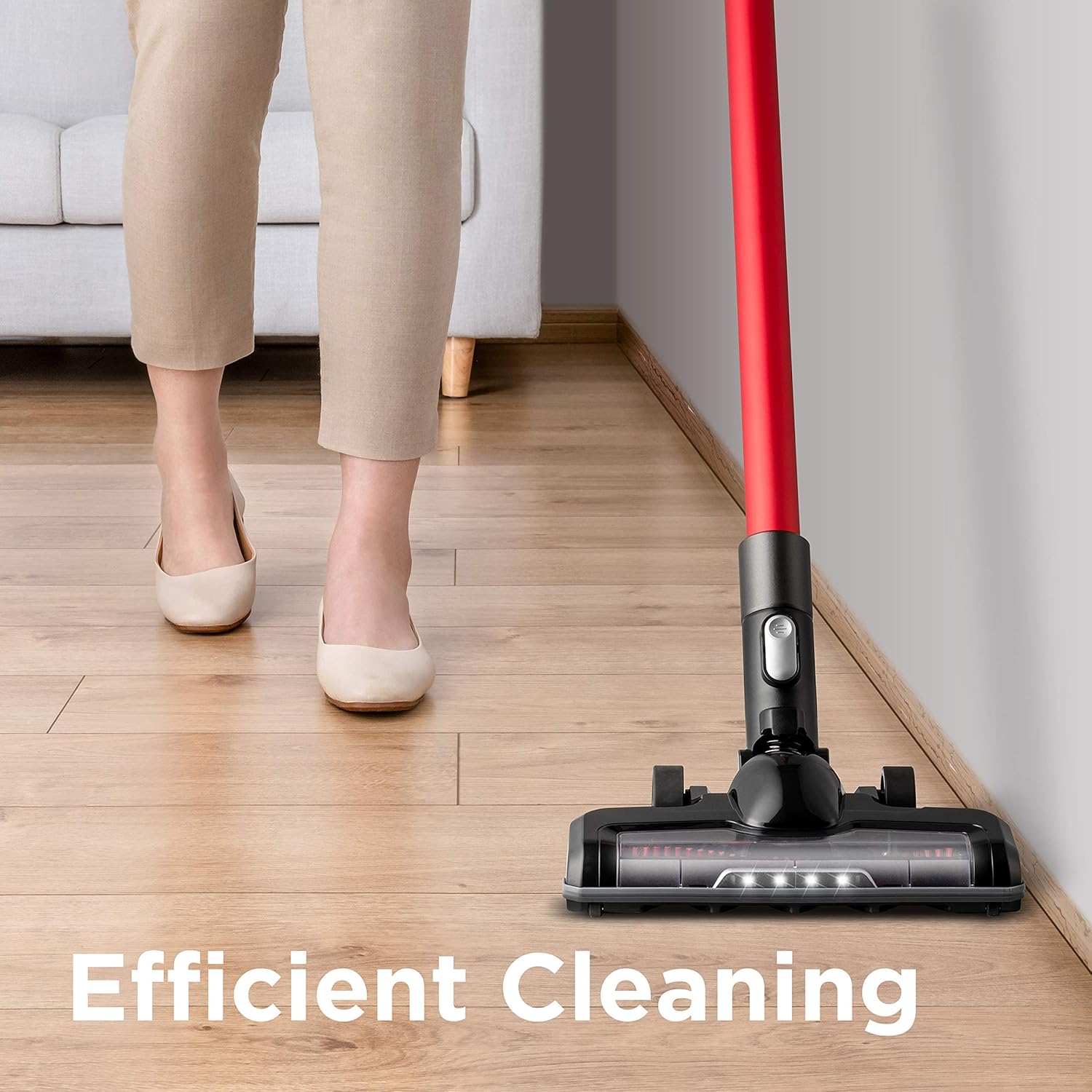 Red Cordless Stick and Handheld Vacuum Cleaner G112