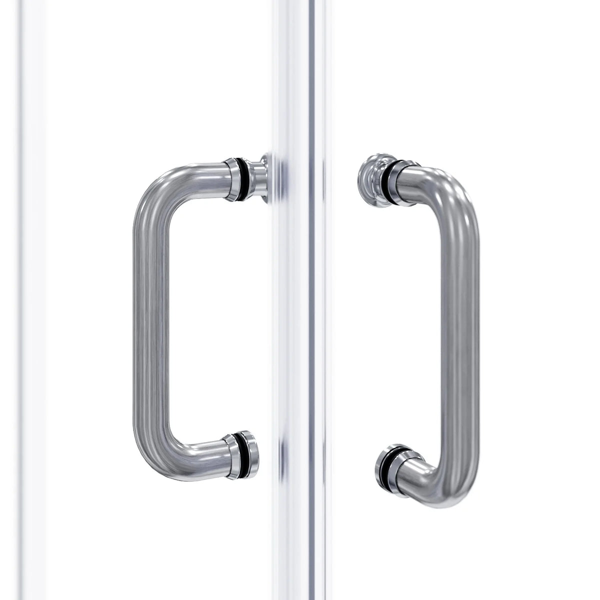 36 x 36 x 72 Corner Sliding Shower Enclosure Door Black Brushed Nickel J3239