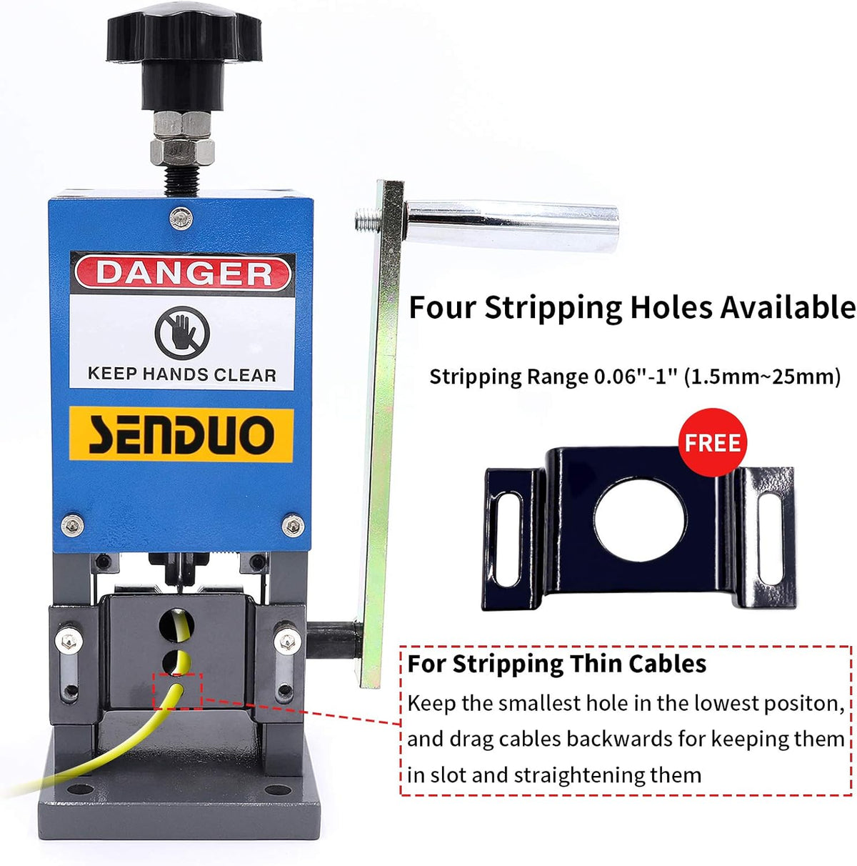 Manual Wire Stripping Machine for Scrap Copper Wire Cable G2433