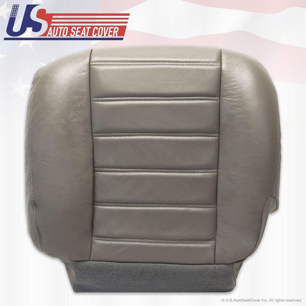 Wheat Gray Genuine Leather Seat Cover M53891