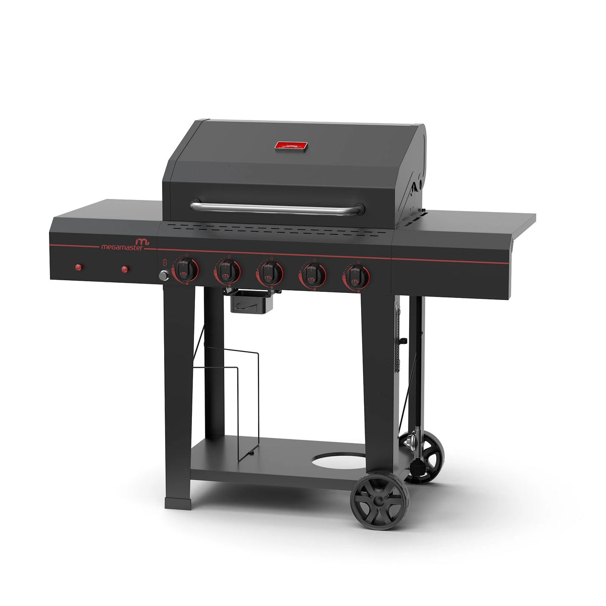 5 Burner Propane Gas Grill with Open Cart B855188