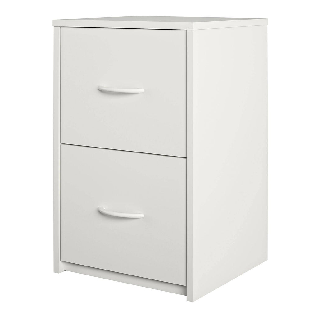 White 2 Drawer File Cabinet H29653