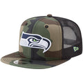 Woodland Camo/Black Trucker Snapback Adjustable Hat F82742