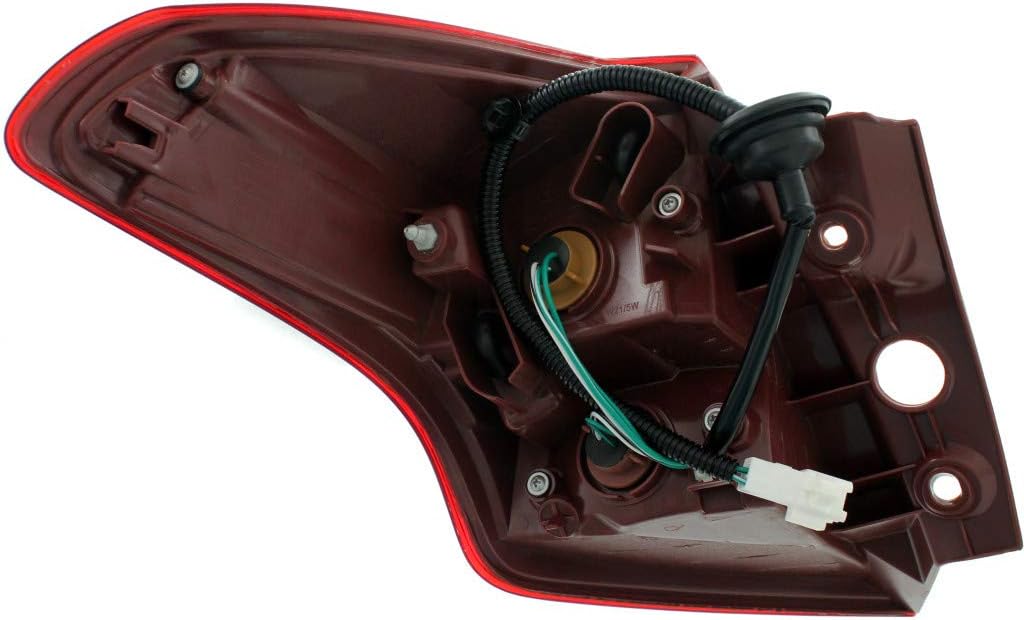 Outer Tail Light Assembly for Toyota RAV4 2013 2014 2015 Passenger Side Halogen F270993
