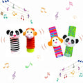 Baby Socks Toys Wrist Rattle and Foot Finder Developmental Early Educational Toys Set (4 PCS) P60586