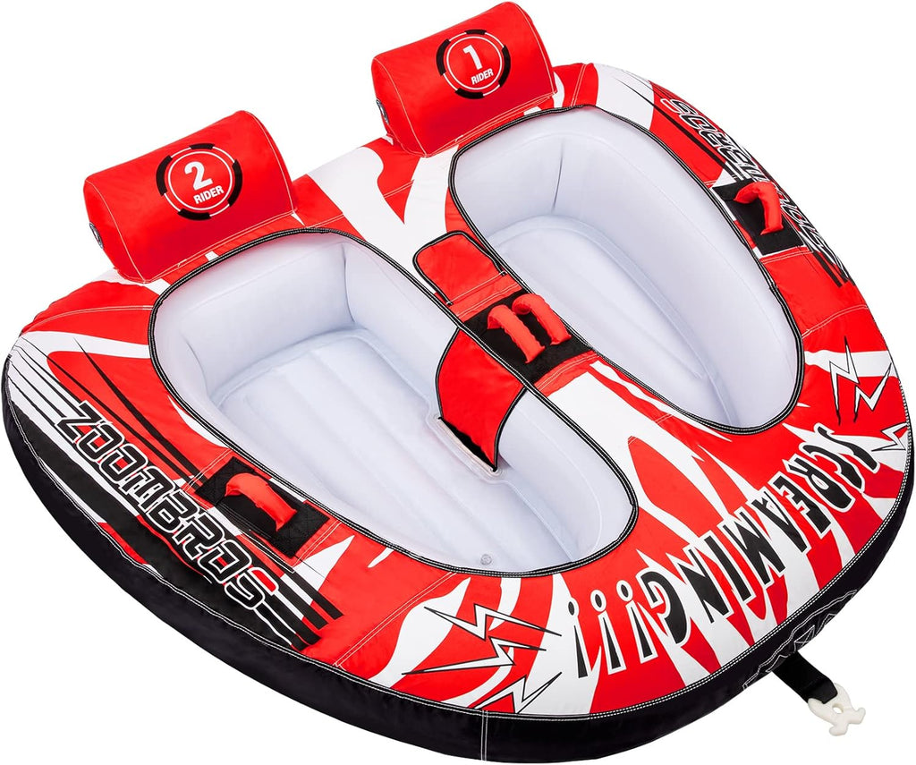 2 Person Towable Inflatable Boat Tube Q872897