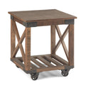 Distressed Brown End Table X819938