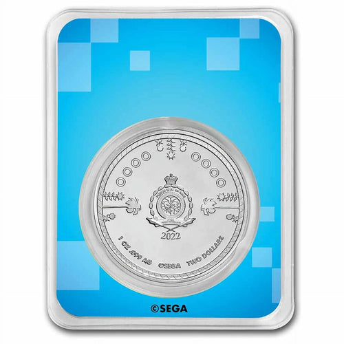 1 oz Silver Sonic Colorized Coin U775