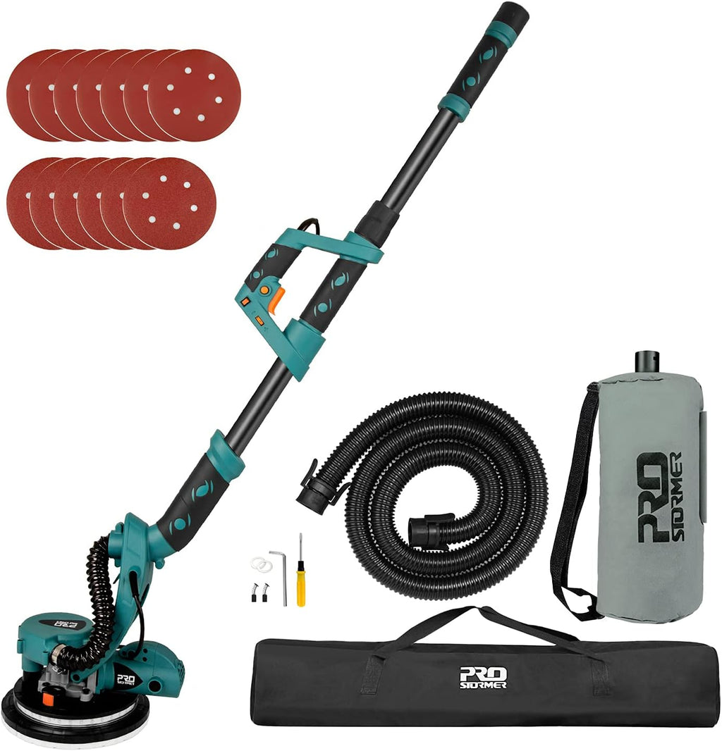 6.5A Electric Drywall Sander with Variable Speeds and Carrying Bag T466