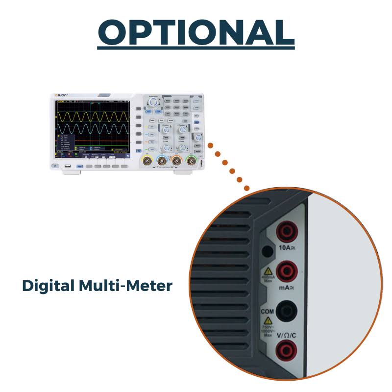 4-Channel Touchscreen 60MHz Digital Oscilloscope P475