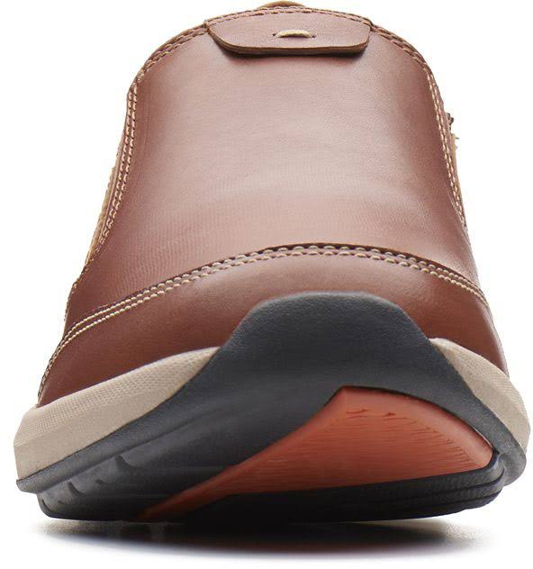 Dark Tan Leather Un Coast Walk Shoes Z864435