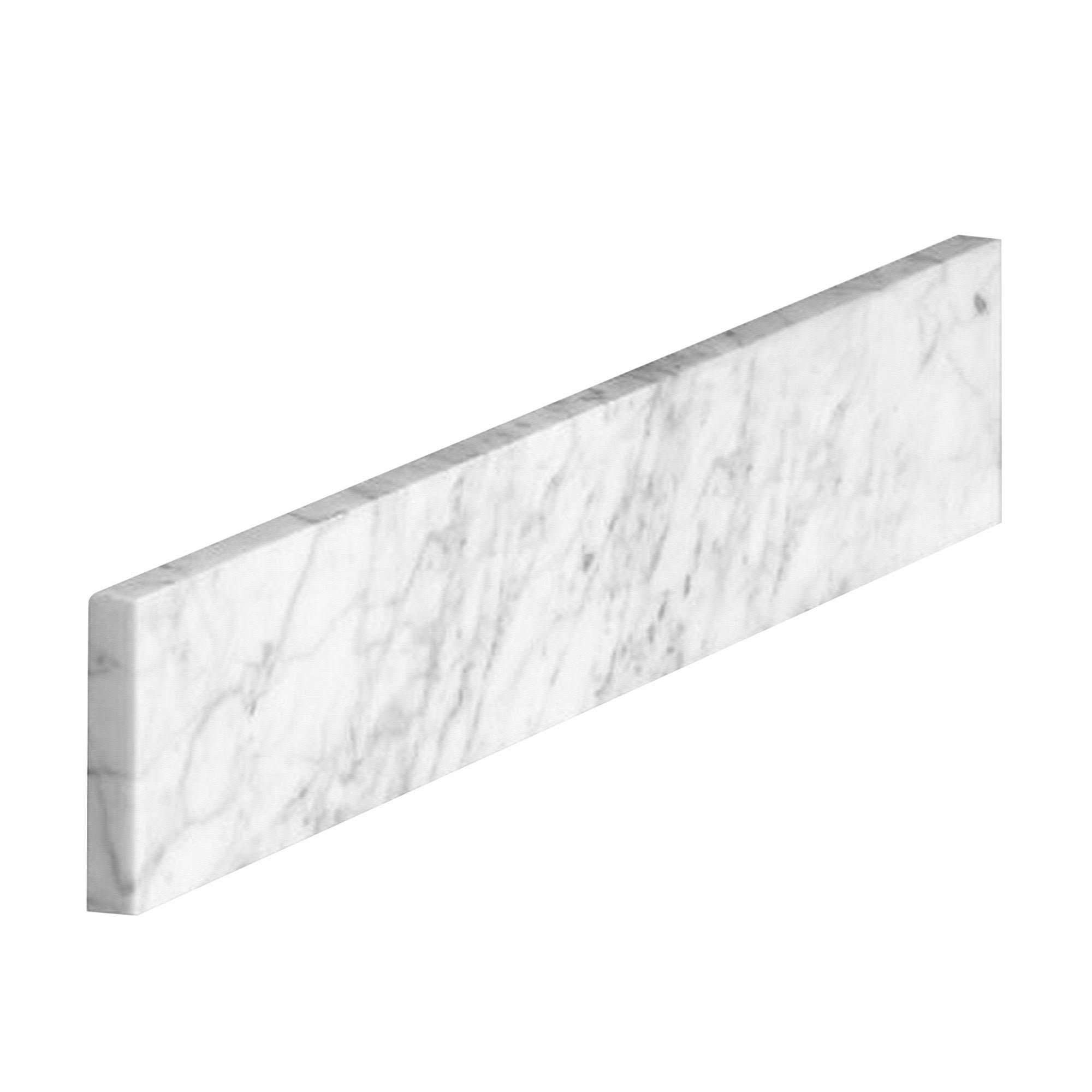 21 in Carrara Marble Sidesplash R32150