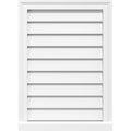 PVC Gable Vent with Brickmould Z53722