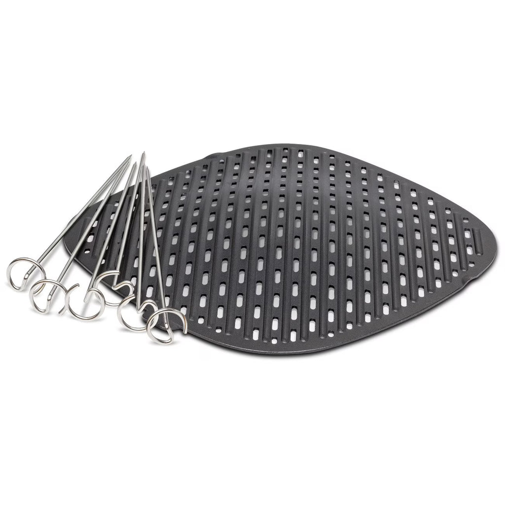 Grill Master Accessory Kit with Grill Pan and Skewers U7643
