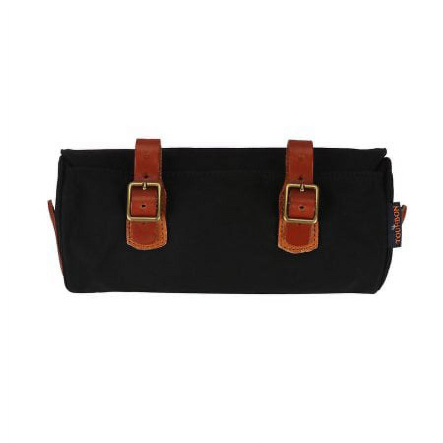 Canvas Black Bicycle Handlebar Bag O465281