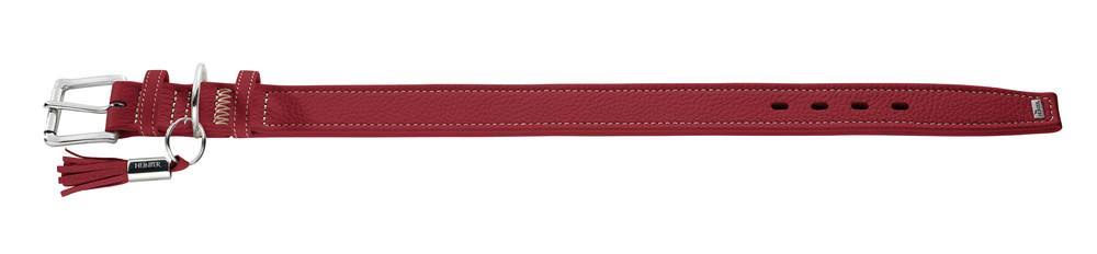 Orange Leather Collar, 60 cm S205
