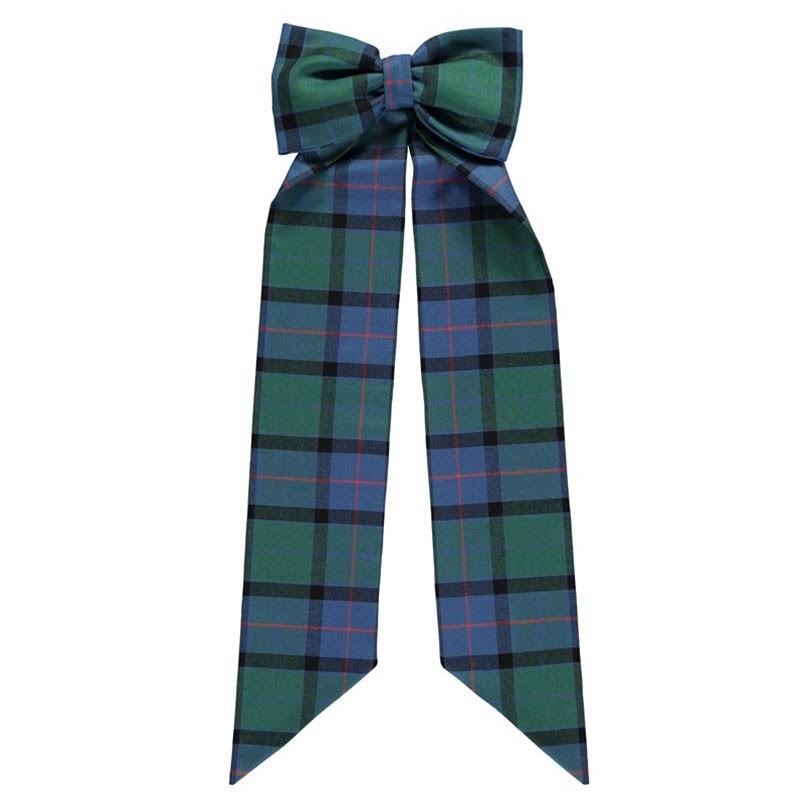 Wool Plaid Bow R79801