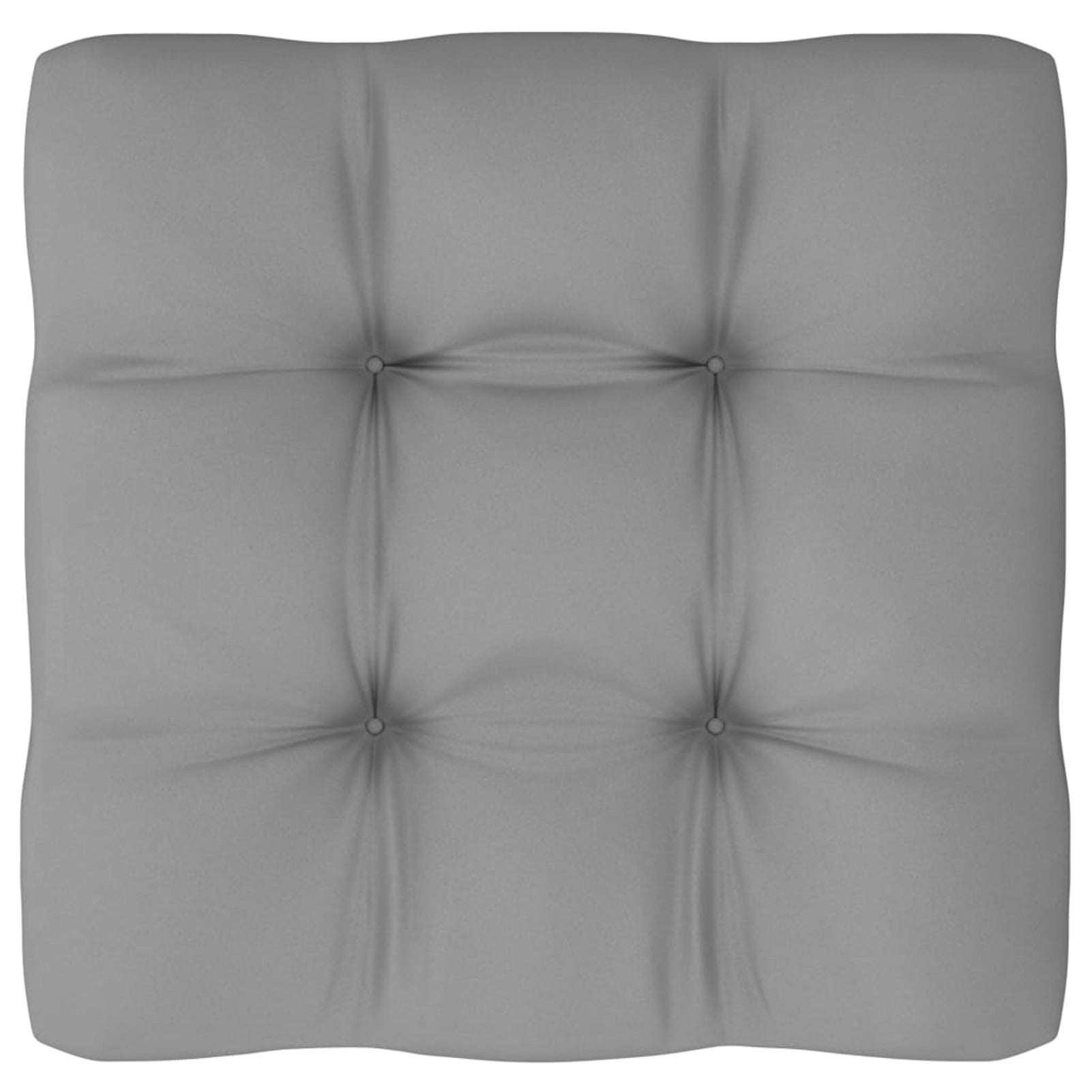 6 Piece Gray Cushioned Pinewood Patio Lounge Set Z92813