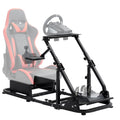 Racing Simulator Cockpit with Dual Reinforcement Arms H198