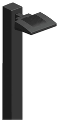 LED Area Light 26W Cool with Square Pole Mount Adaptor Bronze and 277V Photocell V507