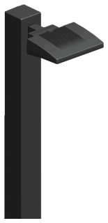 LED Area Light 26W Cool with Square Pole Mount Adaptor Bronze and 277V Photocell V507