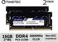 16GB KIT (2x8GB) DDR4 2666MHz SODIMM Laptop Memory RAM M11775