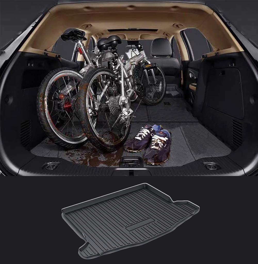 Cargo Liner Trunk Floor Mat Waterproof Protector Pack of 2 Q321