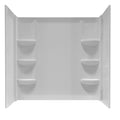 3-Piece Direct-to-Stud Shower Wall in Arctic White R834106