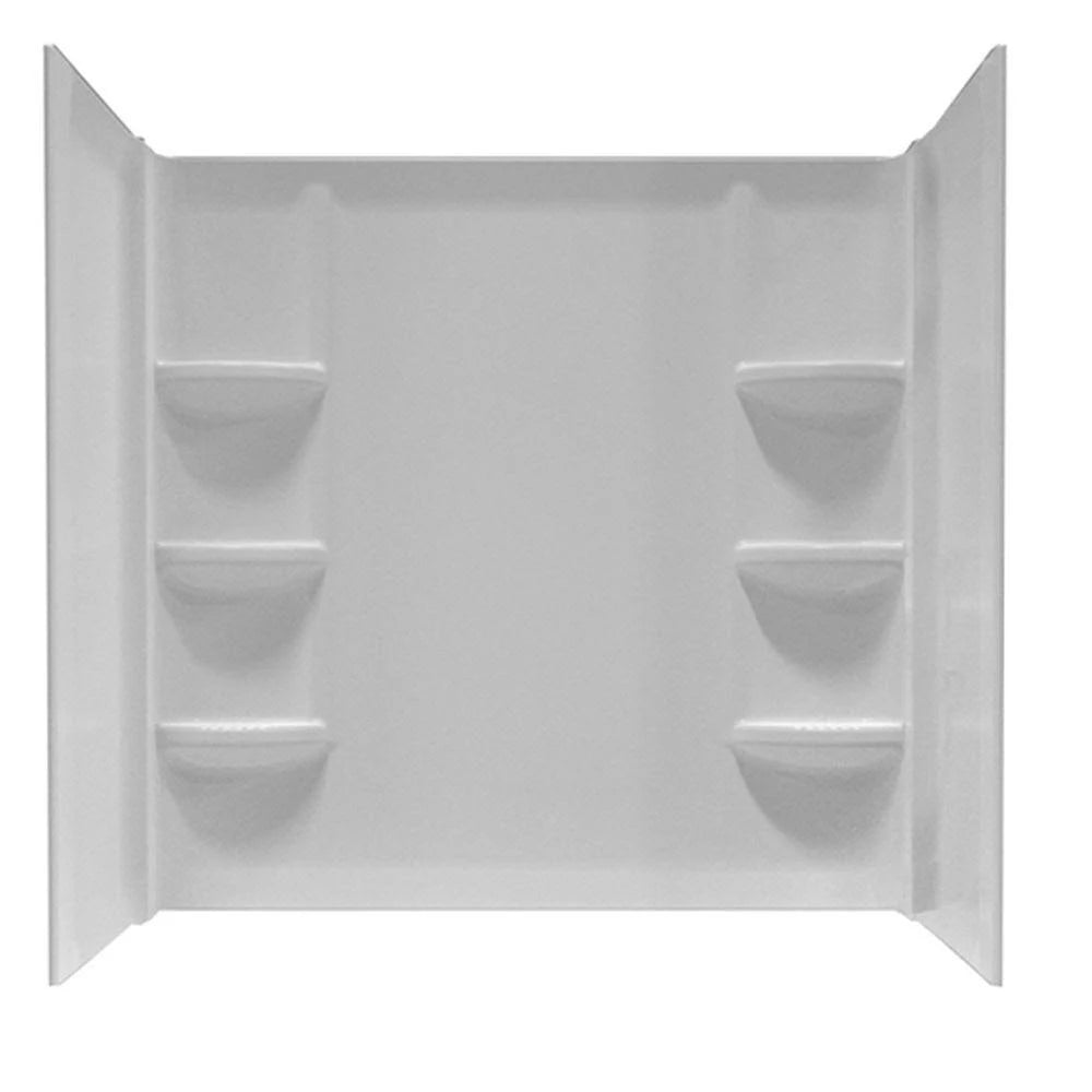 3-Piece Direct-to-Stud Shower Wall in Arctic White R834106