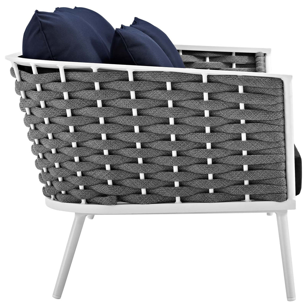 7 Piece Outdoor Patio Aluminum Sectional Sofa Set B1790