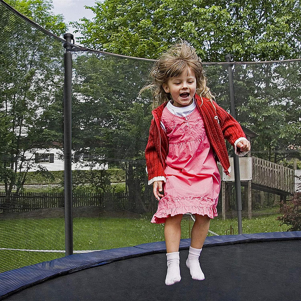 10 ft Trampoline with Enclosure and Wind Stakes, Blue C954