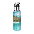 20 oz Insulated Stainless Steel Water Bottle with Straw Lid U468