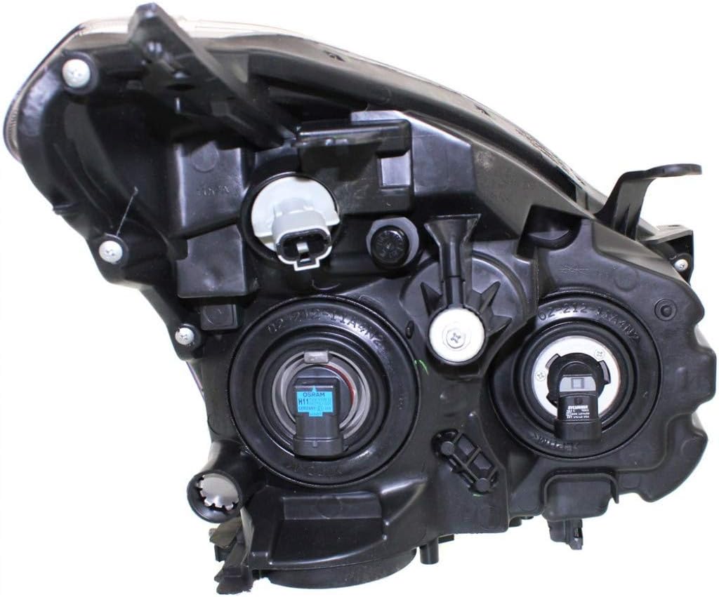 2009 2010 NISSAN ROGUE Headlight Assembly Driver Side with Bulbs T4345