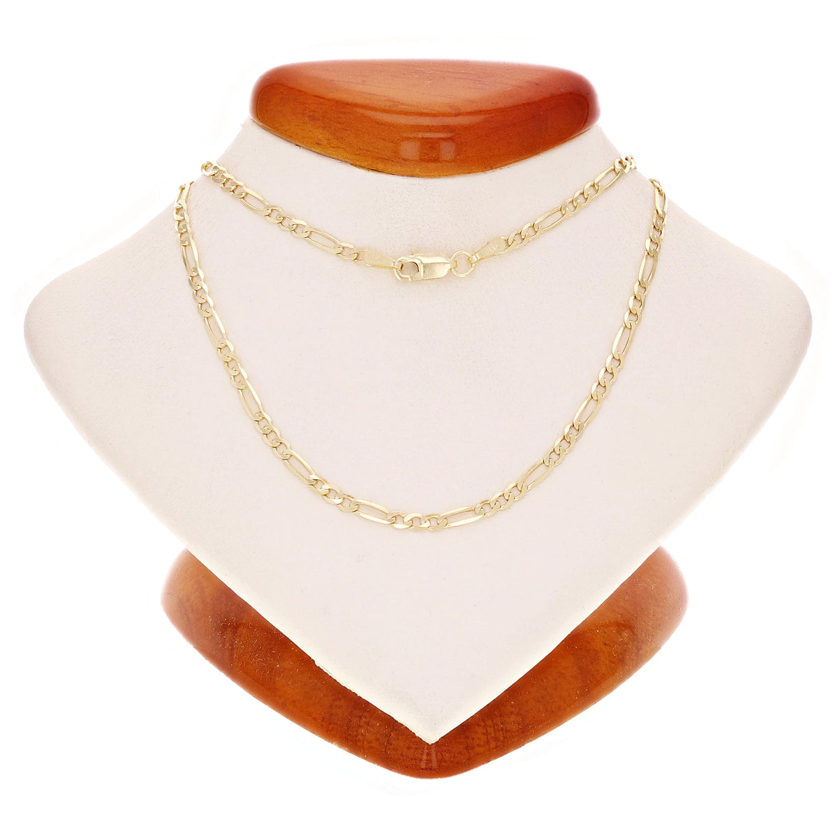 14k Yellow Gold Figaro Chain Necklace 20" 3mm 7 grams R90972