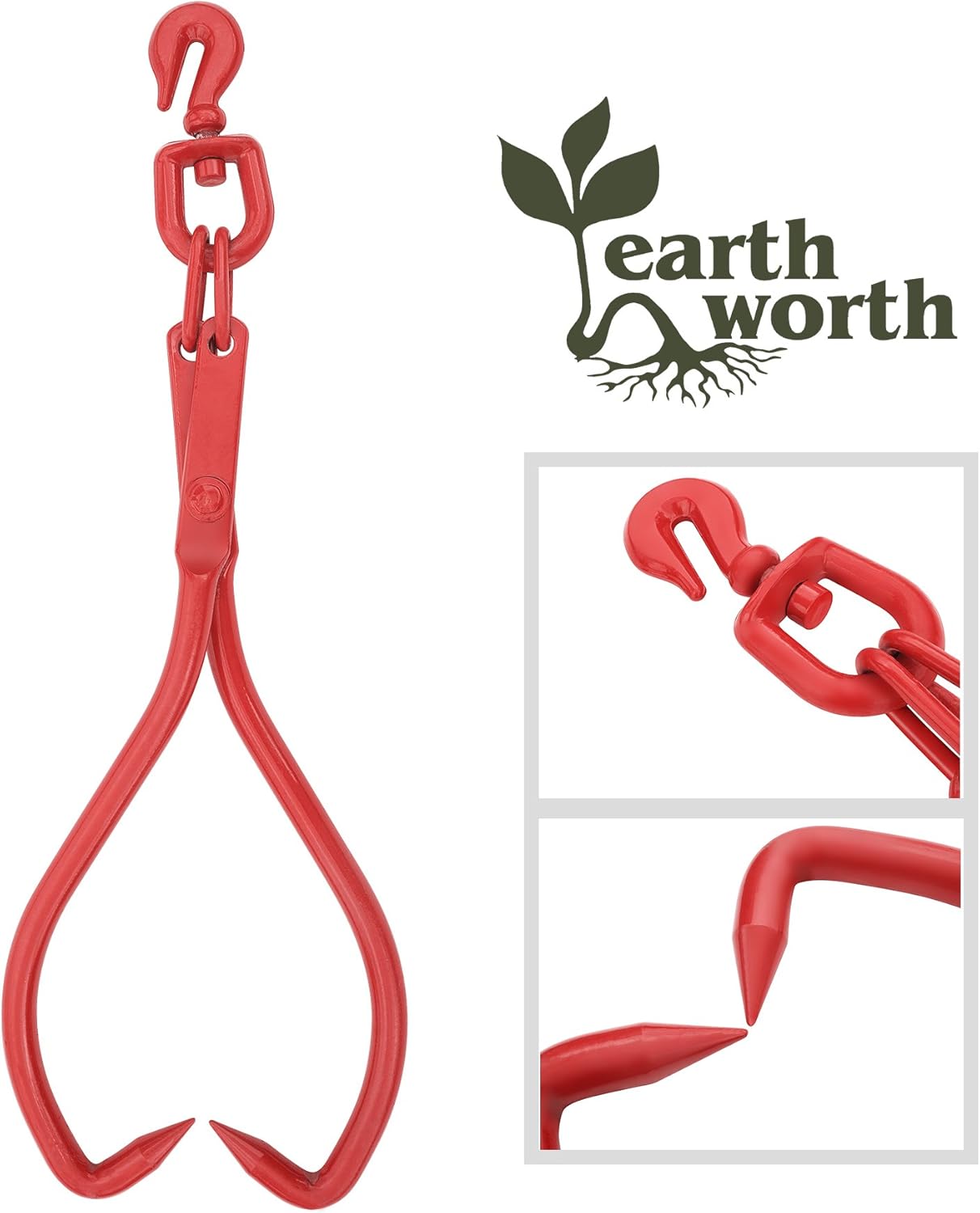 Red Pack of 2 Skidding Swivel Tongs 17 Inch M57488