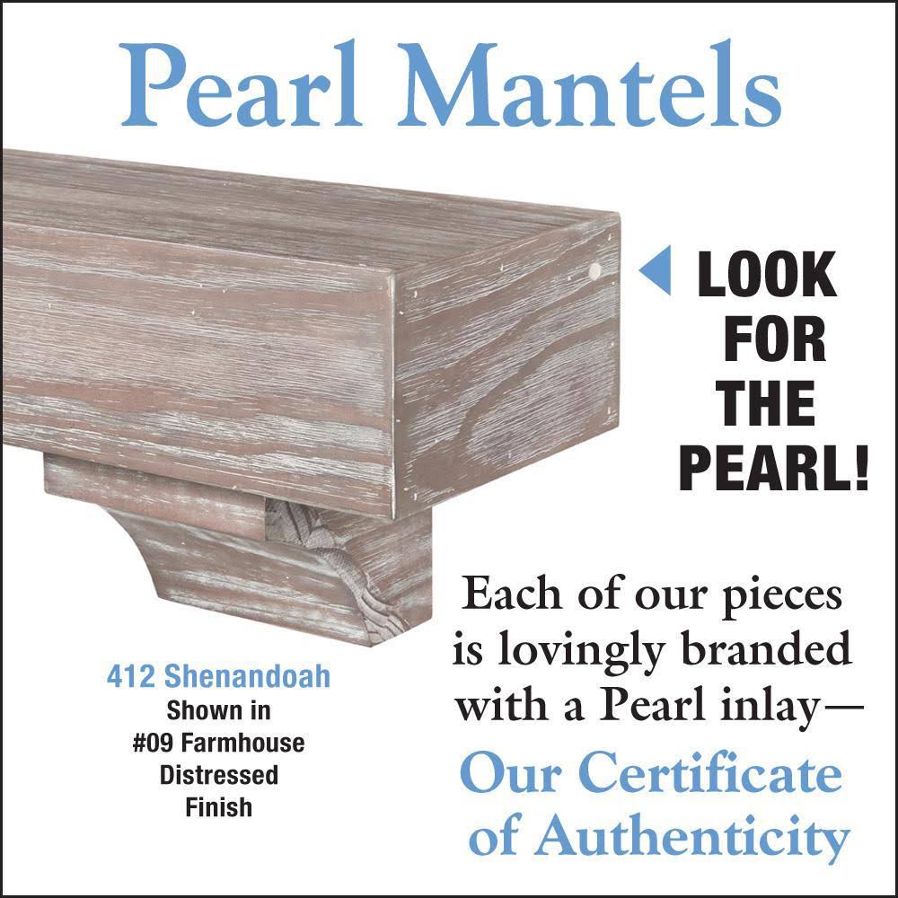 72x22 Farmhouse Mantel Shelf E5887