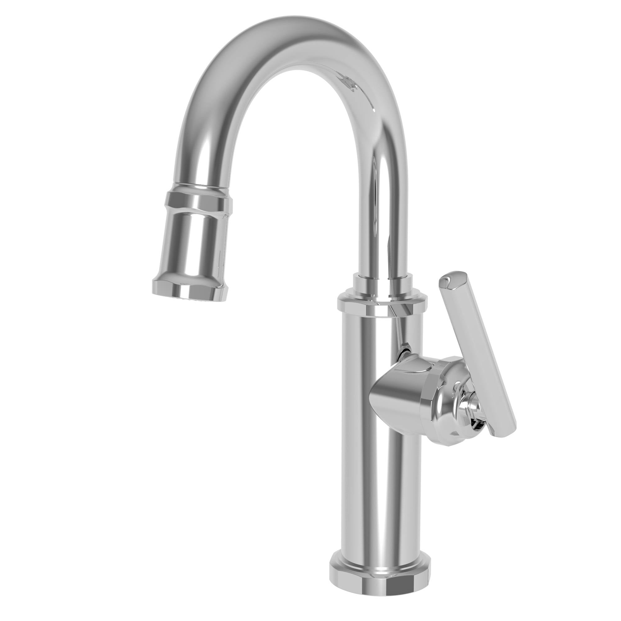 Polished Nickel Pull Down Bar Faucet V7797
