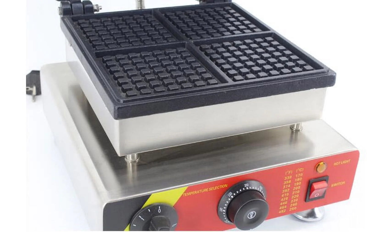 Square Waffle Baker Machine Nonstick Muffin Maker 4PCS P47528