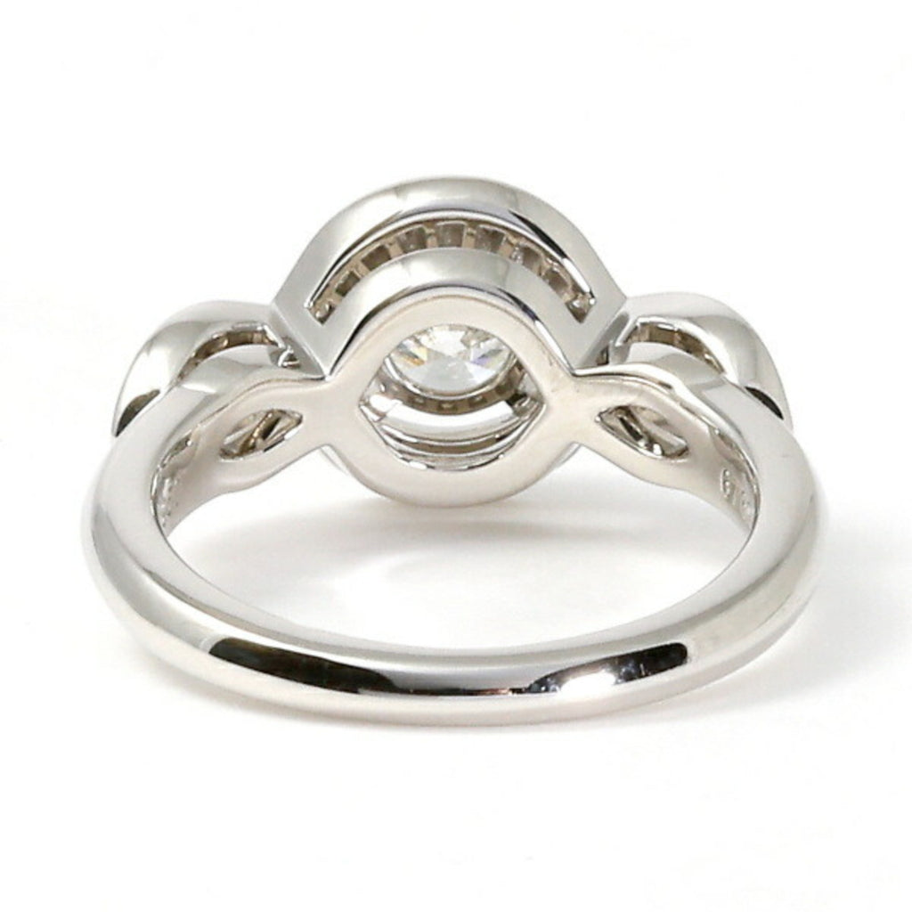 Lily Cluster Engagement Ring PT950 T7233