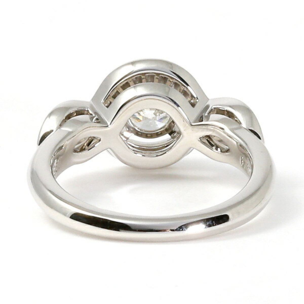 Lily Cluster Engagement Ring PT950 T7233