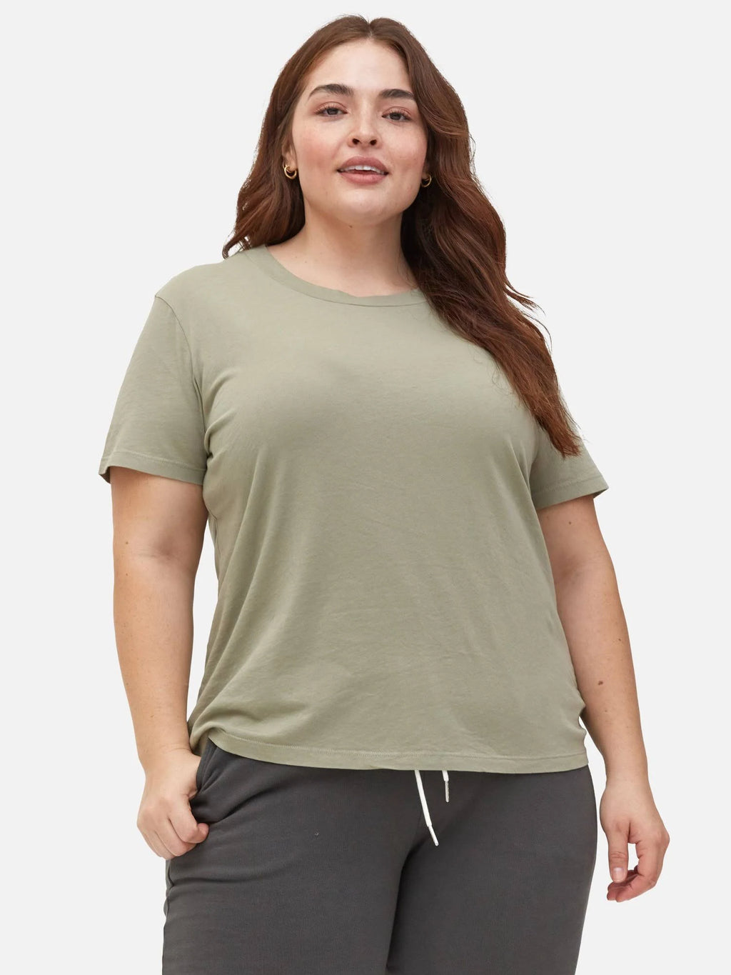 Organic Cotton Classic Tee Sage / Xs D361