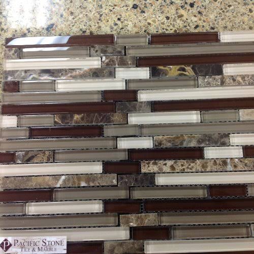 Royal Oaks Mesh-Mounted Mosaic Tile X319806