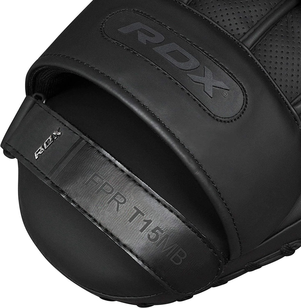 Black Leather Boxing Focus Mitts A960415