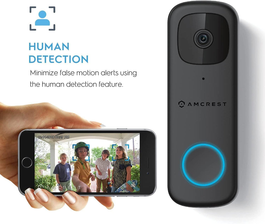 4MP Video Doorbell Camera with 2-Way Audio and Micro SD Card B4185