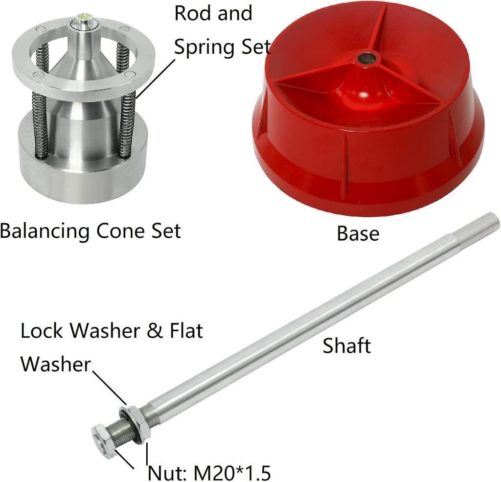 Portable Wheel Balancer with Bubble Level Tire Changer Pack of 2 Z22126